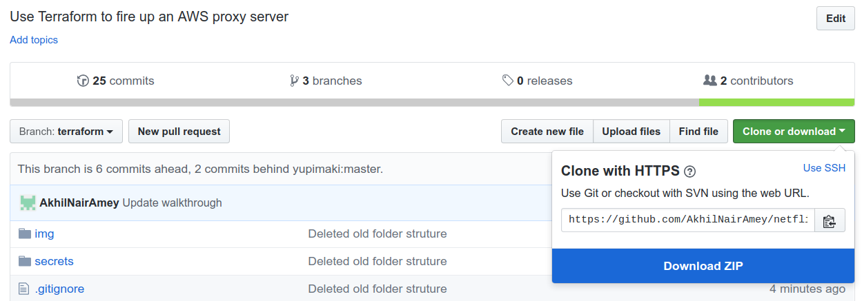 Clone Repo