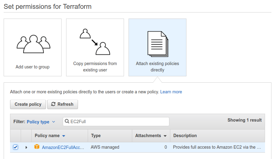 Add Permissions